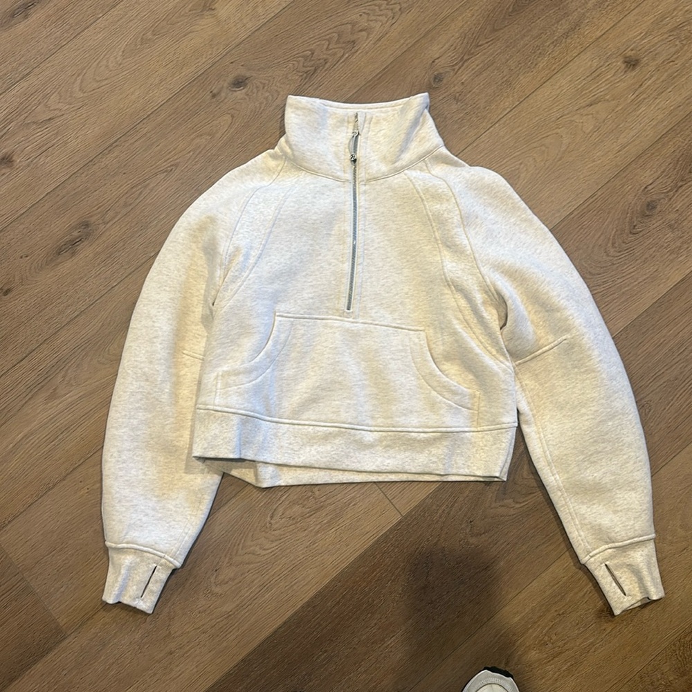 Lululemon half zip Scuba